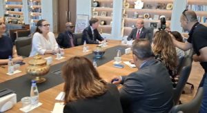 Cumhurbaşkanı Tatar Özel Temsilci Stewart’ı kabul etti