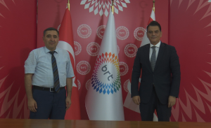 Azerbaycan Basın Konseyi Genel Sekreteri İsmailov, BRTK Yönetim Kurulu Başkanı Tokel ile görüştü