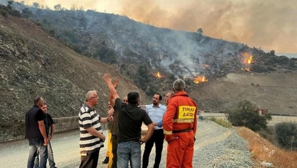 Limasol’daki yangınlara öfke büyüyor: Bu akşam protesto bekleniyor