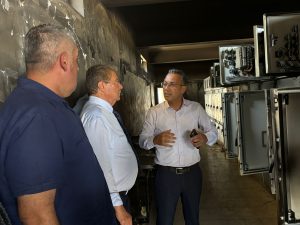 Başbakan Üstel ve hükümet ortakları Teknecik Santrali’ni ziyaret etti…Üstel: Türkiye’den gelecek uzman bir ekip ile konu araştırılacak