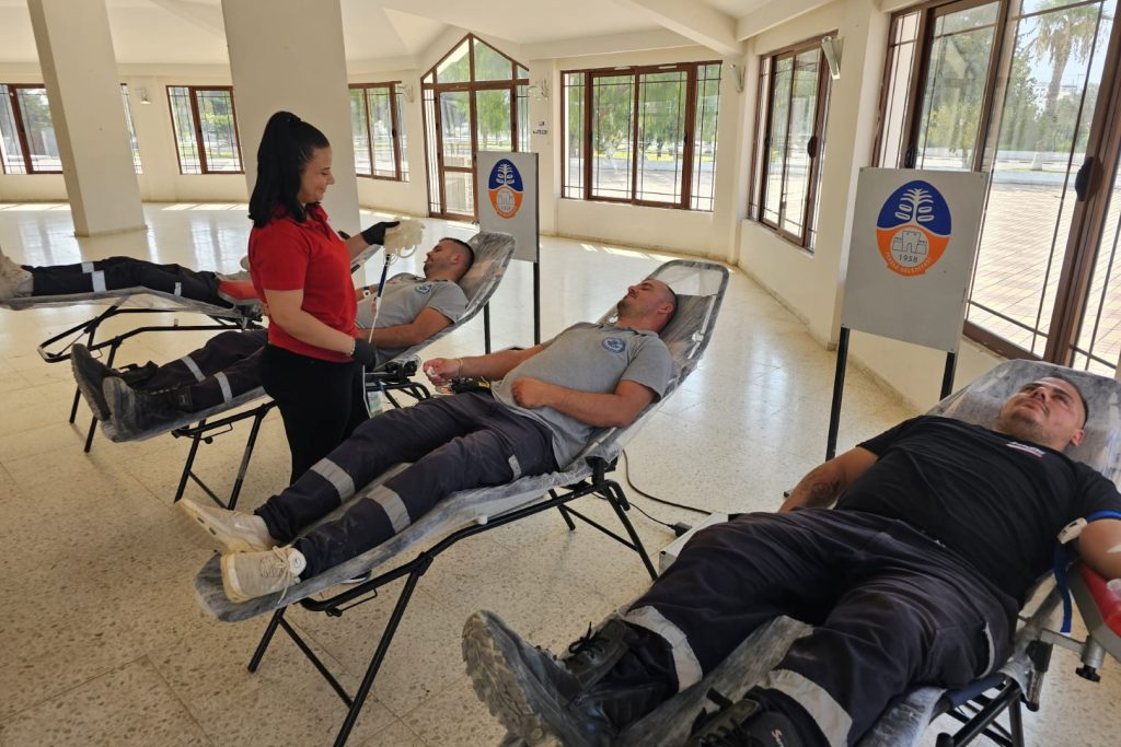 İskele Belediyesi ile Kıbrıs Türk Kızılayı’nın düzenlediği bağış kampanyasında 36 ünite kan toplandı