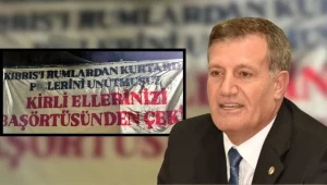 Arıklı’dan Kıbrıslı Türklere hakaret eden pankarta tepki: Tam bir provokasyon!