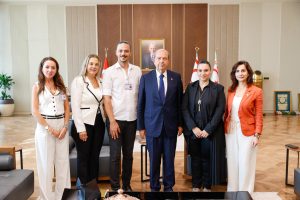 Cumhurbaşkanı Tatar, Romatem Move Kıbrıs yöneticilerini kabul etti