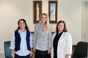 Cumhurbaşkanı Erhürman’nın eşi Nilden Bektaş Erhürman Akova Kadınlar Derneği heyetiyle görüştü