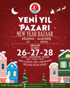 Yeni Yıl Pazarı 26, 27 ve 28 Aralık’ta Bellapais’te kuruluyor
