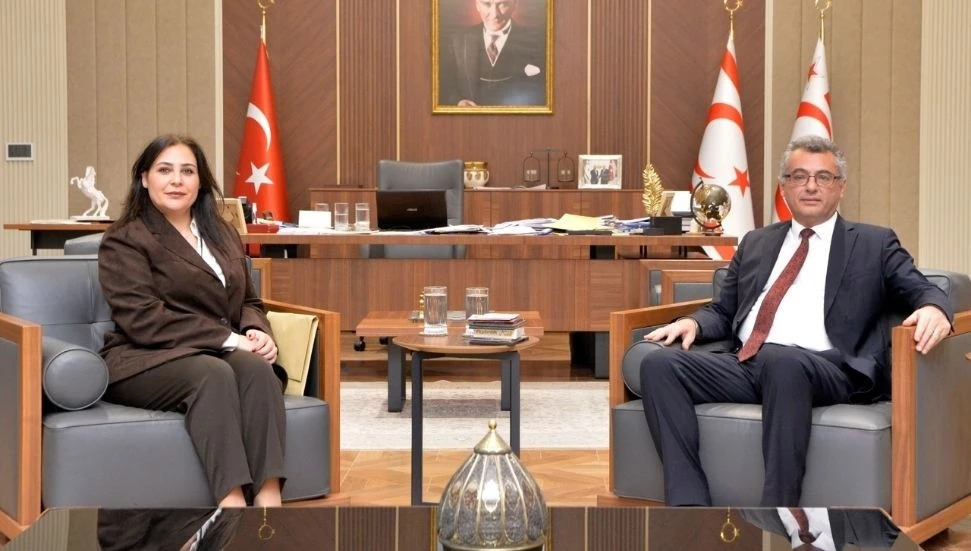 Cumhurbaşkanı Erhürman, KKTC Londra Temsilcisi Mullahasan’ı kabul etti