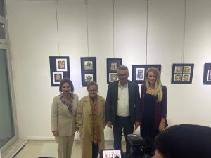 Selenge’nin “Baykuşlar ve Hatıraları Minyatürlerde” isimli sergisi açıldı