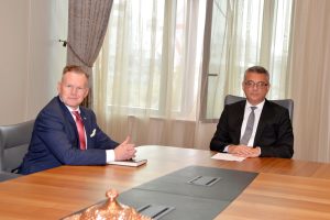 Cumhurbaşkanı Erhürman, Slovakya’nın Lefkoşa Büyükelçisi Martin Bezák ile görüştü