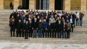 Spor Yazarları Derneği, “Sporun Vizyonu Eğitim Semineri” öncesinde Anıtkabir’i ziyaret etti