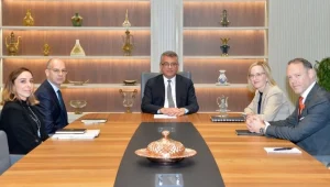 Cumhurbaşkanı Erhürman, ABD Büyükelçisi Davis’i kabul etti: Son gelişmeler ele alındı