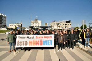 Kamuda yetkili beş sendika Başbakanlık ışıklarına yürüyor