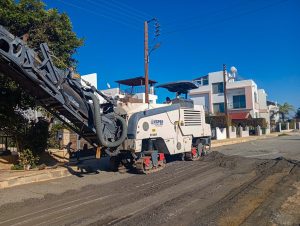 Gazimağusa’da 2. Etap asfalt çalışmaları devam ediyor