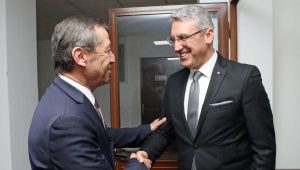 Dışişleri Bakanı Ertuğruloğlu, Büyükelçi Özügergin’i kabul etti