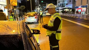 Bin 284 sürücüye işlem, 7 kişi tutuklandı