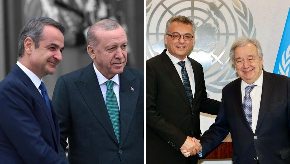 Erdoğan-Miçotakis ve Erhürman-Guterres görüşmesi Rum basınında