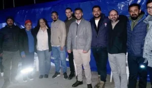 Halkın Partisi Mağusa İlçe Yönetimi EKTAM çalışanlarını ziyaret etti