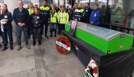 Trafik kazasında hayatını kaybeden Musa Mavideniz için tören düzenlendi