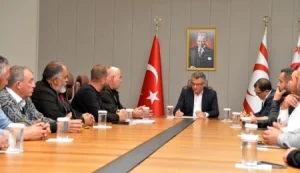 Erhürman, Hayvan Üreticileri ve Yetiştiricileri Birliği’ni kabul etti: Sektörün durumu ele alındı