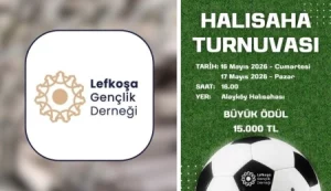 Lefkoşa Gençlik Derneği’nin halı saha turnuvası 16-17 Mayıs’ta yapılacak: Büyük ödül 15 bin TL!