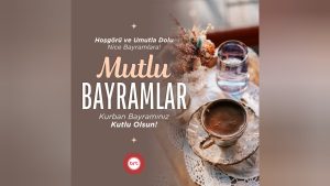 Hoşgörü, umut, sağlık ve bereket dolu bir Kurban Bayramı geçirmeniz dileğiyle…