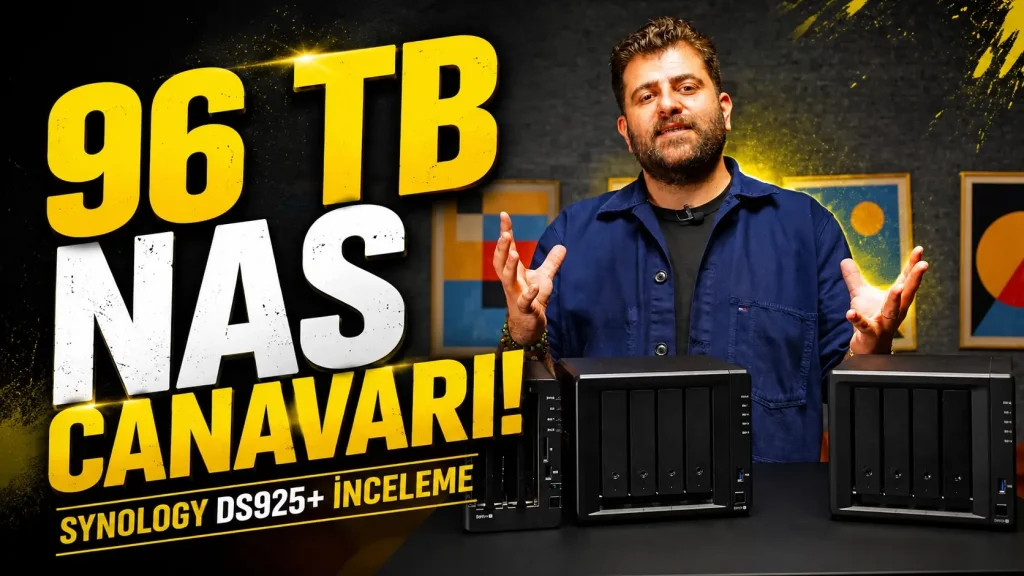 96 TB’lık NAS ile kendi bulutunuzu yapın! Synology Diskstation DS925+ inceleme