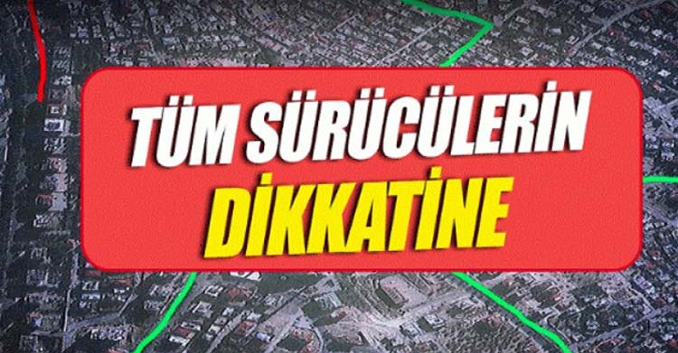 Girne-Değirmenlik anayolunda patlatma nedeniyle trafik düzenlemesi