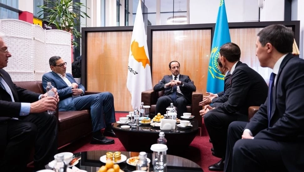 Hristodulidis resmi temaslar için Kazakistan’da